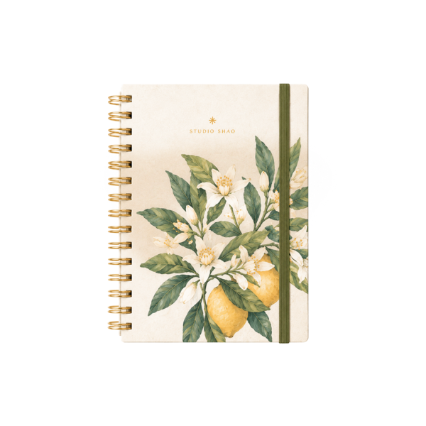 libreta signature a5 foil dorado tapa dura